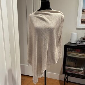AMMA Cream Knit Shawl